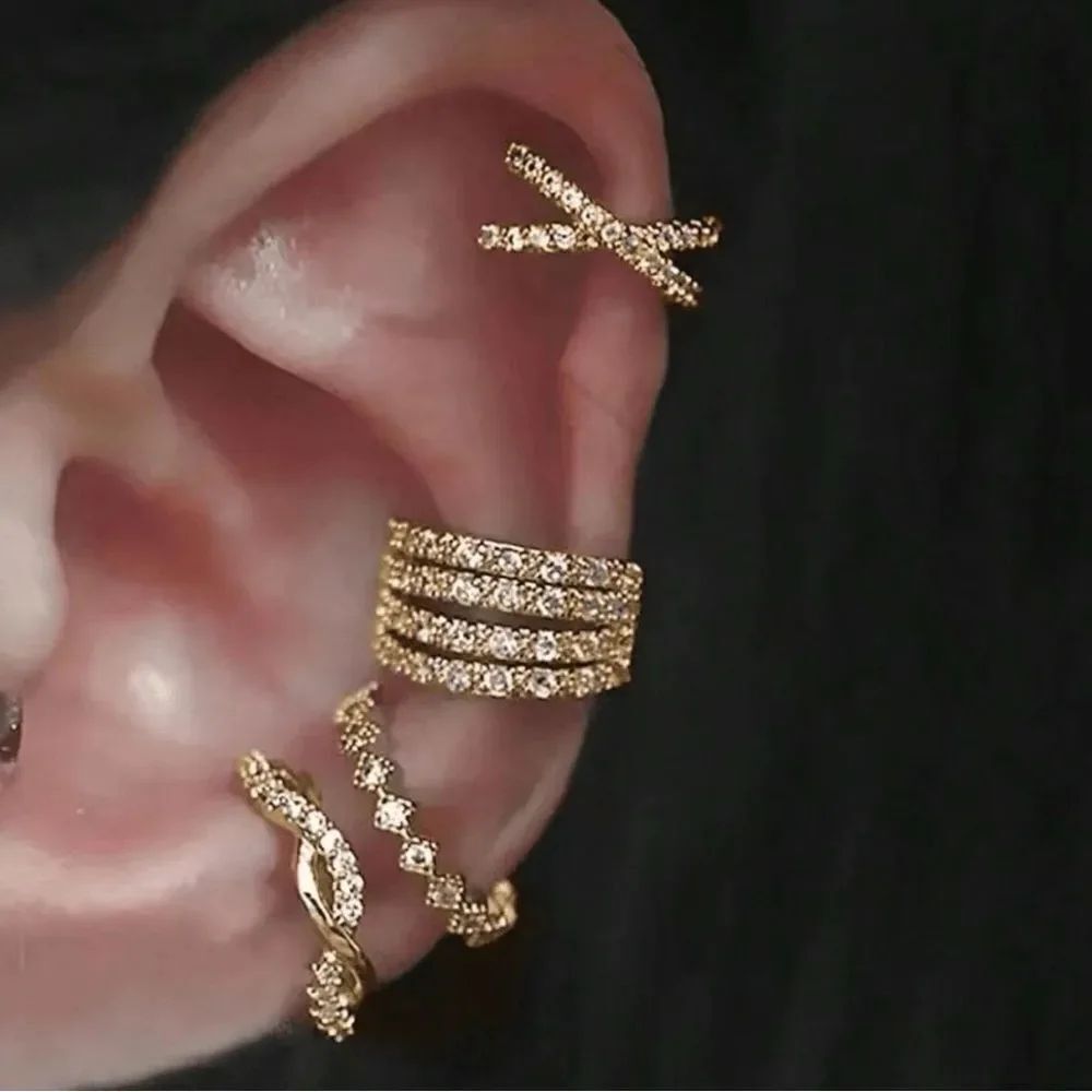 Gold Ear Cuff Set #1975